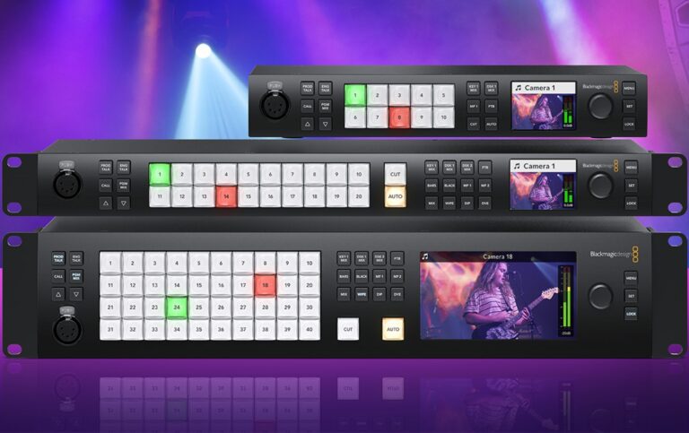 BLACKMAGIC DESIGN PRESENTA GLI SWITCHER ATEM CONSTELLATION HD