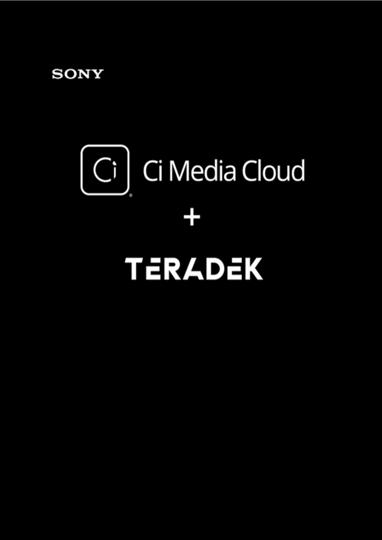 TERADEK SI INTEGRA CON CI DI SONY E ACCELERA IL FLUSSO DI LAVORO SICURO DA TELECAMERA A CLOUD