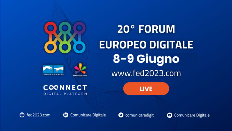 FED 2023 – 20° Forum Europeo Digitale, 8-9 Giugno