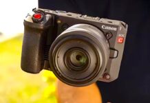 La videocamera Cinema EOS più compatta di sempre porta la registrazione Open Gate 7K in un corpo ultraleggero